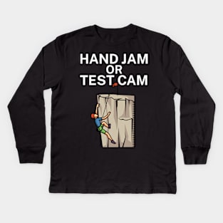 Hand jam or test cam Kids Long Sleeve T-Shirt